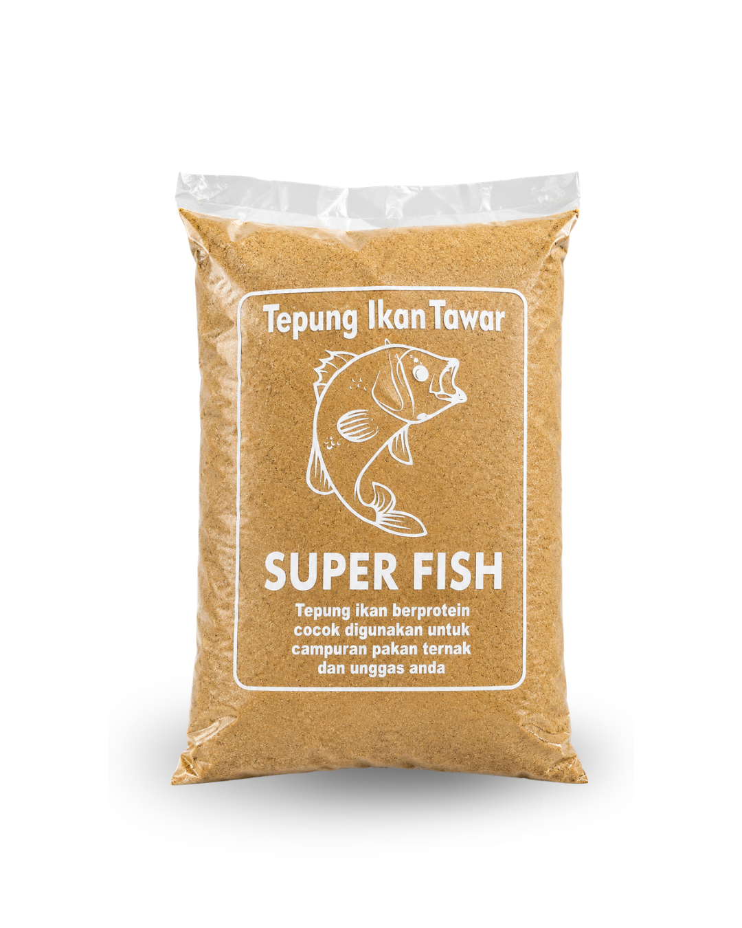 Superfish Tepung Ikan Tawar Berprotein Repack 1KG - Campuran Pakan Ternak Pakan Sapi Kambing Domba