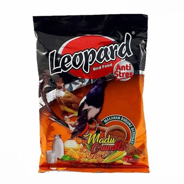 leopard-madu-crumble-kasar-200gram-pakan-burung-pleci-kolibri-ciblek-tledekan-200gram