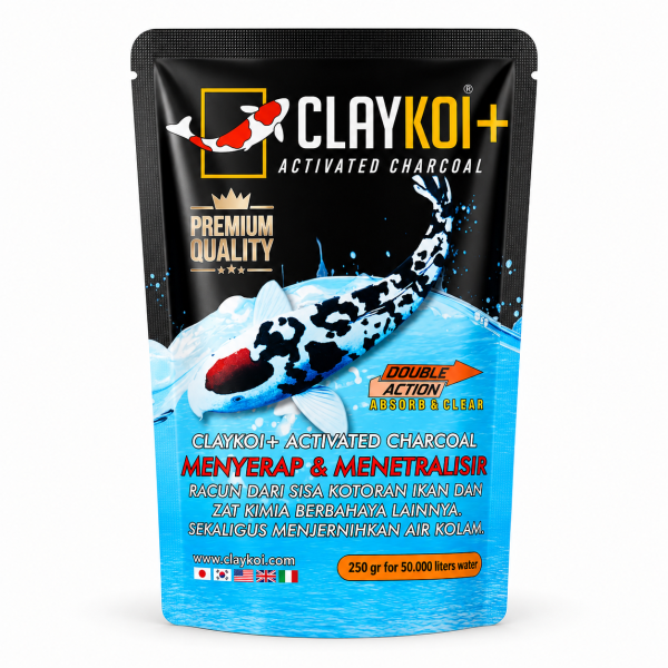 claykoi-activated-charcoal-250gr-penjernih-air-kolam-ikan-koi-menetralkan-air-kolam-koi-keruh