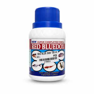 red-bluedox-120ml-250ml-obat-anti-jamur-parasit-bakteri-luka-pada-ikan-hias-dan-budidaya