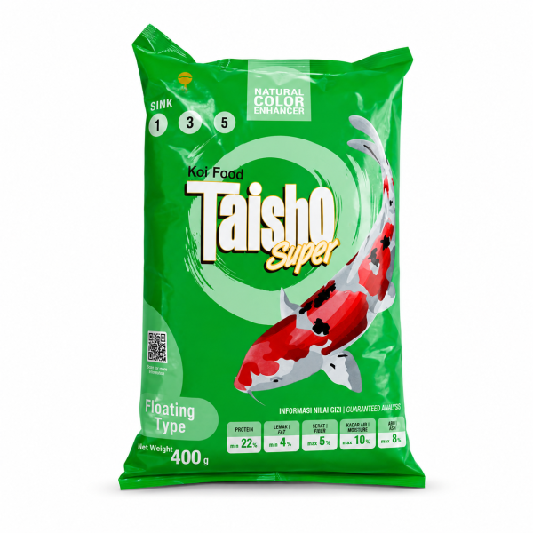 taisho-hijau-super-koi-food-5mm-400g-pakan-ikan-koi-floating-type