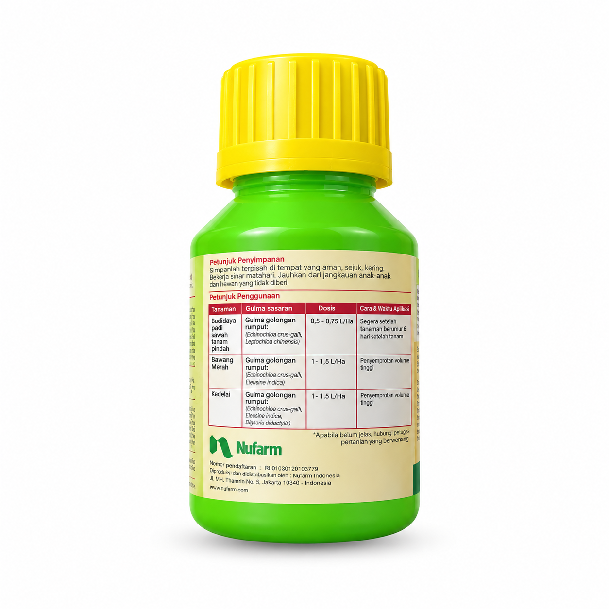 NUGRAS HERBISIDA 69EC 100ml - Mengendalikan Gulma Rumput Pada Tanaman Padi - Gambar 2