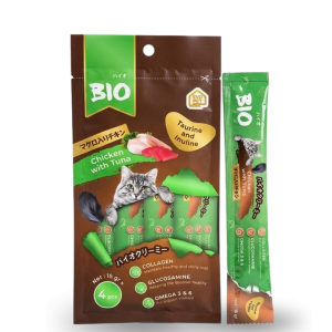 bio-creamy-chicken-with-tuna-snack-kucing-15-gram-x-4-pcs-1-pak-cemilan-kucing-camilan-untuk-kucing-dengan-kolagen-glukosamin-dan-omega-3-6