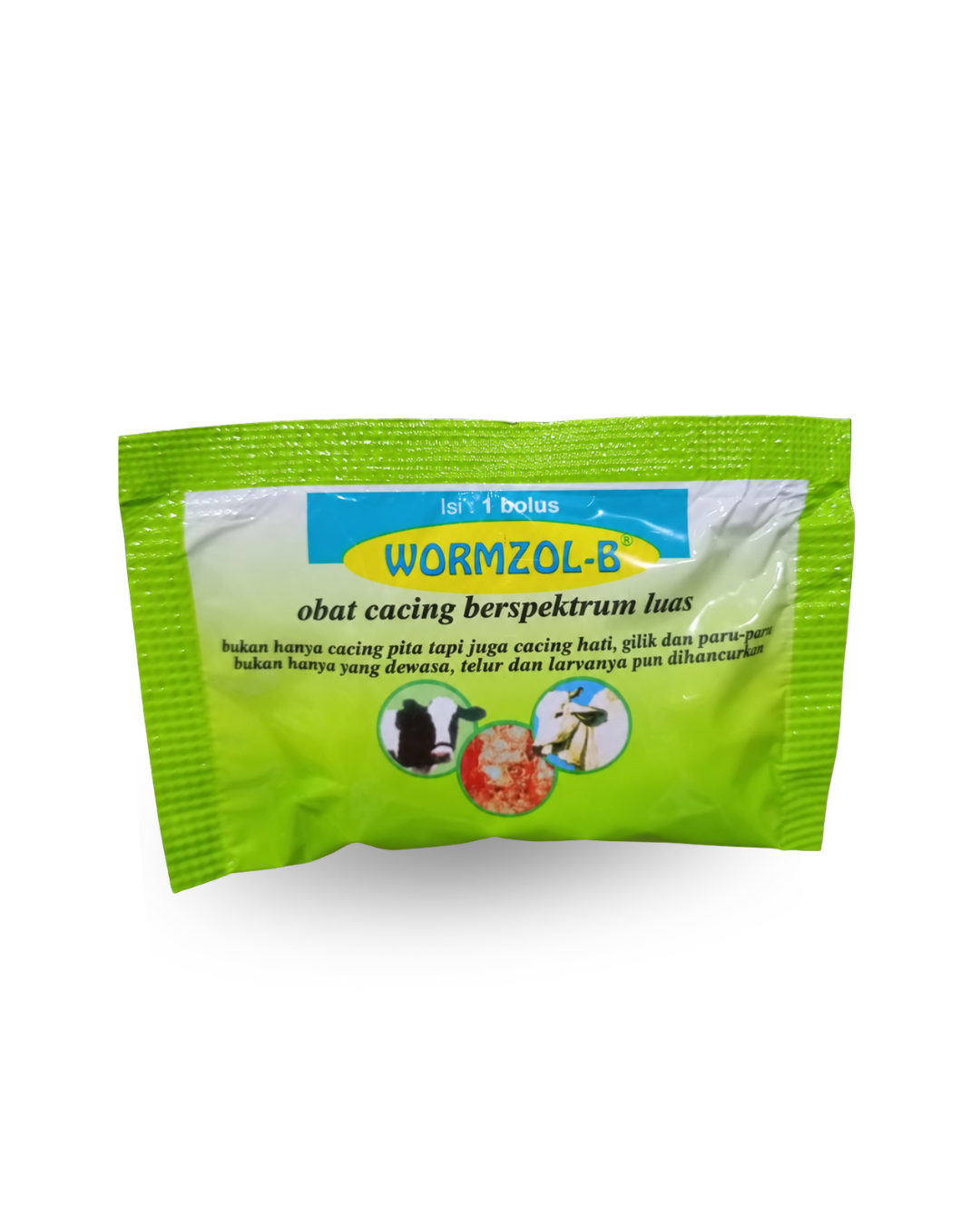Wormzol-B Isi 1 Bolus - Obat Cacing Ternak Efektif Untuk Sapi dan Kerbau